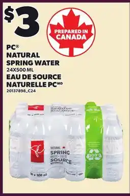Independent Grocer PC NATURAL SPRING WATER offer