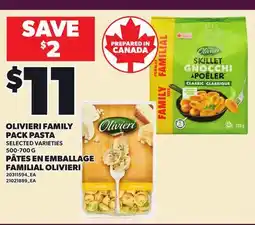 Independent Grocer OLIVIERI FAMILY PACK PASTA offer