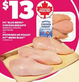 Independent Grocer PC BLUE MENU CHICKEN BREASTS, 3'S offer