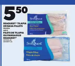 Independent Grocer SEAQUEST TILAPIA OR BASA FILLETS offer