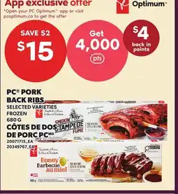 Independent Grocer PC PORK BACK RIBS offer