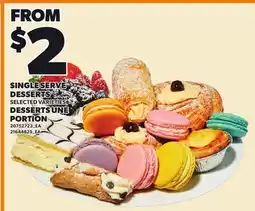 Independent Grocer SINGLE SERVE DESSERTS offer