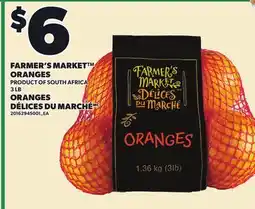 Independent Grocer FARMER'S MARKET ORANGES, 3 LB offer