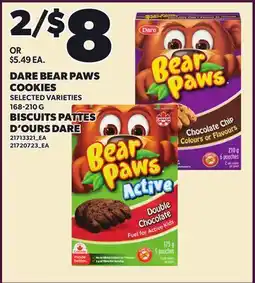 Independent Grocer DARE BEAR PAWS COOKIES offer