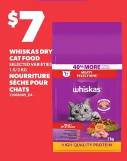 Independent Grocer WHISKAS DRY CAT FOOD, 1.5/2 KG offer
