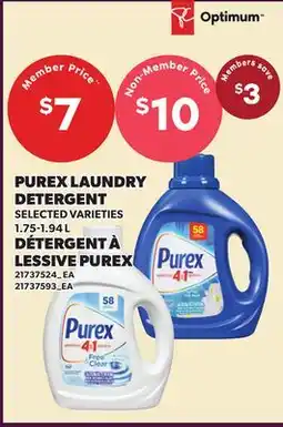 Independent Grocer PUREX LAUNDRY DETERGENT offer