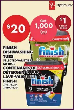 Independent Grocer FINISH DISHWASHING TUBS, 60-105'S offer