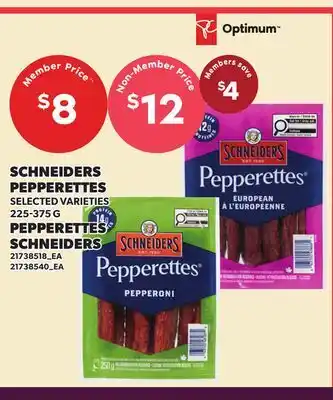 Independent Grocer SCHNEIDERS PEPPERETTES offer