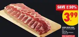 No Frills PORK BACK RIBS, 2'S offer