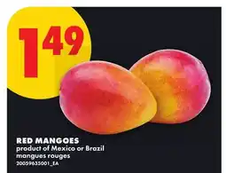 No Frills RED MANGOES offer