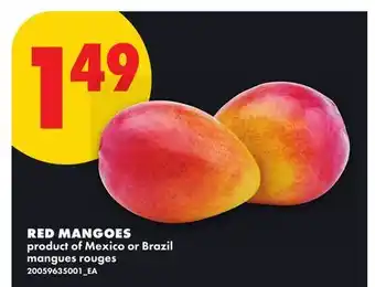 No Frills RED MANGOES offer