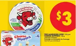 No Frills THE LAUGHING COW 133 G OR CHEESE DIPPERS 140 G offer