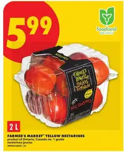 No Frills FARMER'S MARKET YELLOW NECTARINES offer