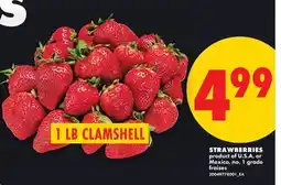 No Frills STRAWBERRIES, 1 LB CLAMSHELL offer