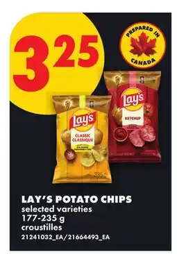 No Frills LAY'S POTATO CHIPS offer