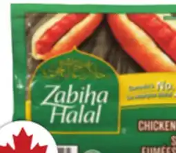 Food Basics MAPLE LODGE OR ZABIHA HALAL CHICKEN WIENERS offer