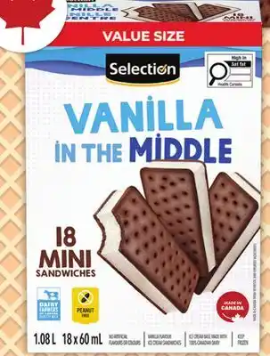 Food Basics SELECTION VANILLA IN THE MIDDLE SANDWICHES offer