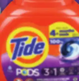Food Basics TIDE LAUNDRY DETERGENT 3.69 L = 100 LOADS PODS 45 - 76'S CASCADE DISHWASHER TABS 51 - 80'S offer
