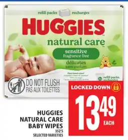 Food Basics HUGGIES NATURAL CARE BABY WIPES offer