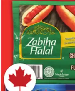 Food Basics MAPLE LODGE OR ZABIHA HALAL CHICKEN WIENERS offer