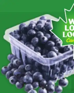 Food Basics BLUEBERRIES PRODUCT OF CANADA, NO. 1 GRADE 1 PINT CANTALOUPES PRODUCT OF CANADA, NO. 1 GRADE offer
