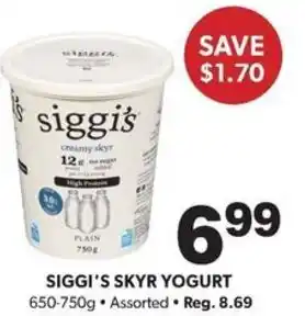 Siggi's skyr yogurt
