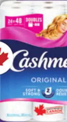 Food Basics CASHMERE BATHROOM TISSUE OR SPONGE TOWELS ULTRA PAPER TOWELS OR SCOTTIES FACIAL TISSUE offer
