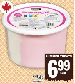 Food Basics SELECTION ICE MILK offer