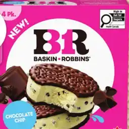 Food Basics BASKIN ROBBINS ICE CREAM OR ICE CREAM SANDWICHES offer