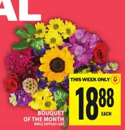 Food Basics BOUQUET OF THE MONTH offer