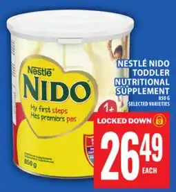 Food Basics NESTLÉ NIDO TODDLER NUTRITIONAL SUPPLEMENT offer