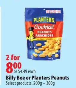 London Drugs Billy Bee or Planters Peanuts offer