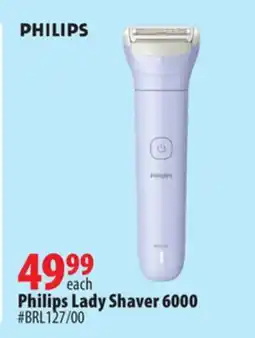 London Drugs Philips Lady Shaver 6000 offer