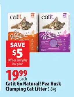 London Drugs Catit Go Natural! Pea Husk Clumping Cat Litter offer