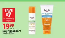 London Drugs Eucerin Sun Care offer