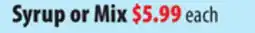 London Drugs SodaStream Syrup or Mix offer