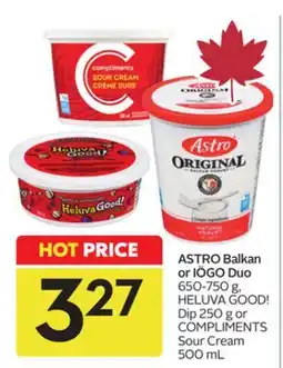 Sobeys ASTRO Balkan or IÖGO Duo offer