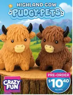 Showcase HIGHLAND COW PUDGY-PETS offer