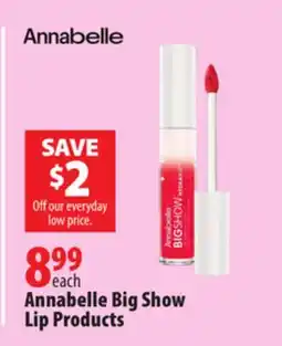 London Drugs Annabelle Big Show Lip Products offer
