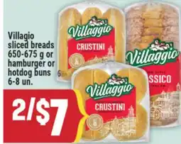 Marché Adonis Villaggio sliced breads offer