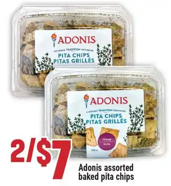 Marché Adonis ADONIS ASSORTED BAKED PITA CHIPS offer