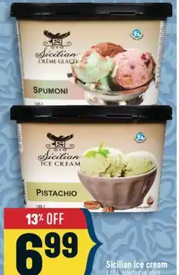 Marché Adonis Sicilian ice cream offer