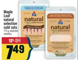 Marché Adonis Maple Leaf natural selection cold cuts offer