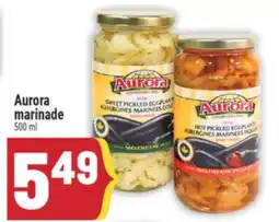 Marché Adonis Aurora marinade offer