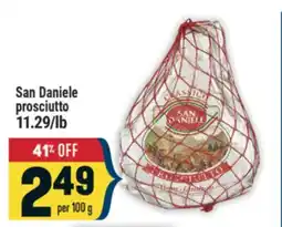 Marché Adonis San Daniele prosciutto offer