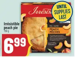 Marché Adonis Irrésistible peach pie offer