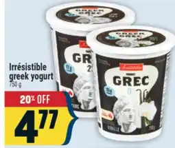Marché Adonis Irrésistible greek yogurt offer