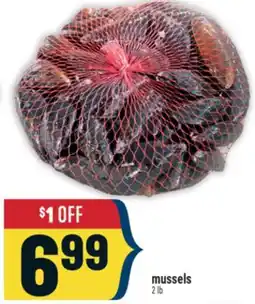 Marché Adonis mussels offer