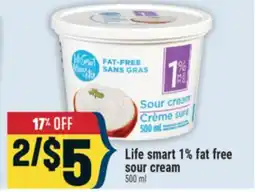 Marché Adonis LIFE SMART 1% FAT FREE SOUR CREAM offer