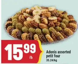 Marché Adonis Adonis assorted petit four offer